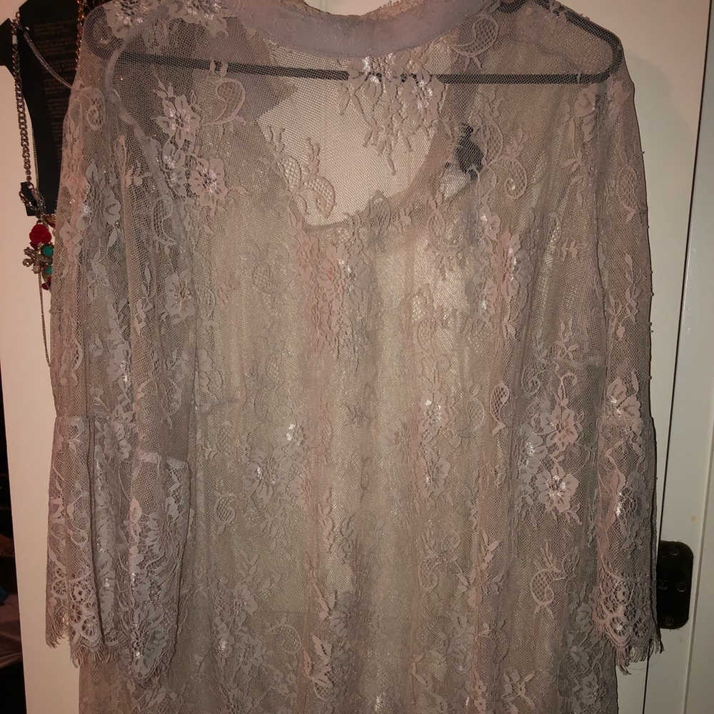 Torrid Lace Cream Top